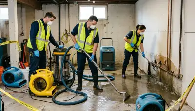 Burst pipe cleanup in Richardson, TX home by water damage restoration crew